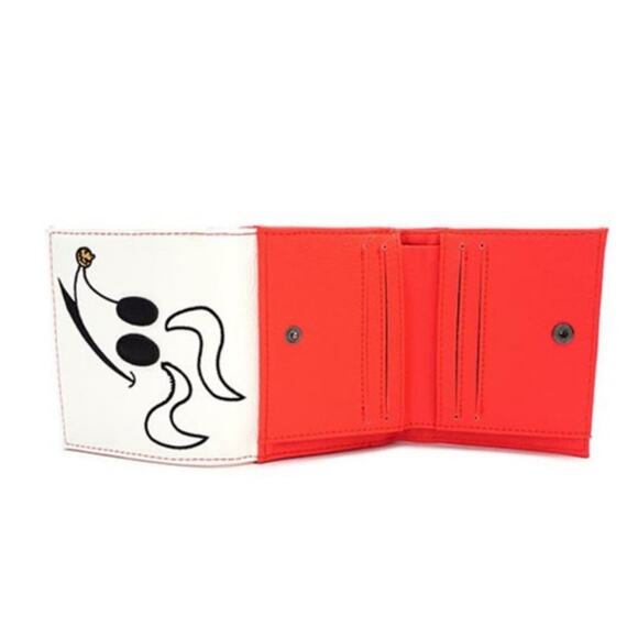 Loungefly Disney Nightmare Before Christmas Zero Dog Orange White Flip Wallet - Picture 2 of 8
